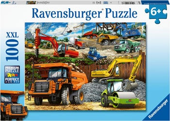 Construction Vehicles Puzzle - 100 piece