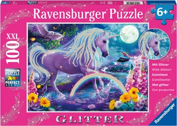Glitter Unicorn Puzzle - 100 piece
