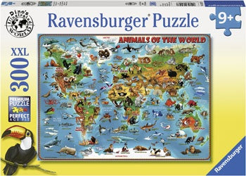 Animals of the World Puzzle - 300 piece