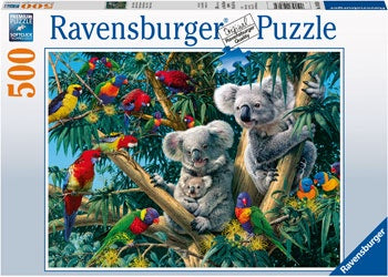 Koalas in a Tree 500 piece puzzle