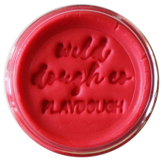 Rudolph Red playdough with raspberry scent.