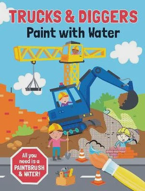 Paint with Water - Trucks and Diggers